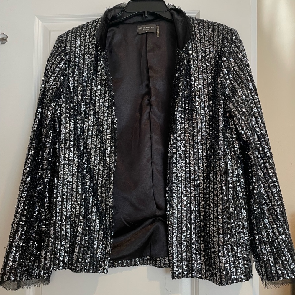 Sequin Blazer great for holiday season size Large